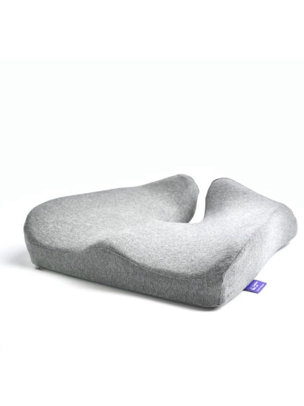 CushionLab Ergonomic Gray Seat Cushion - Supportive Comfort